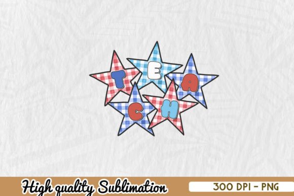 4th of July Teacher PNG: A Festive Embroidery Choice