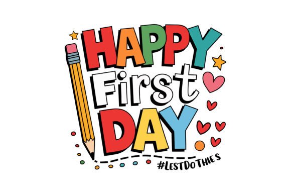 Celebrating the School Spirit: Happy First Day Design