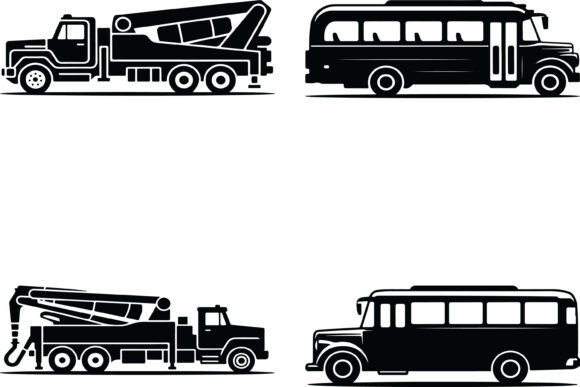 Embroidery Design Review: Concrete Pump Truck & School Bus Bundle