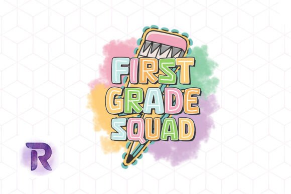 First Grade Squad 1st Grade Teacher PNG