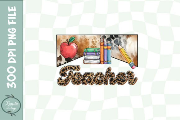 Teacher Western Leopard School PNG: A Crafty Addition