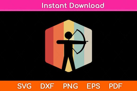 Vintage Retro Archery Svg Png File Review