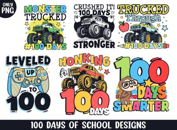Why the '100 Days School' Bundle is a Versatile Design Asset